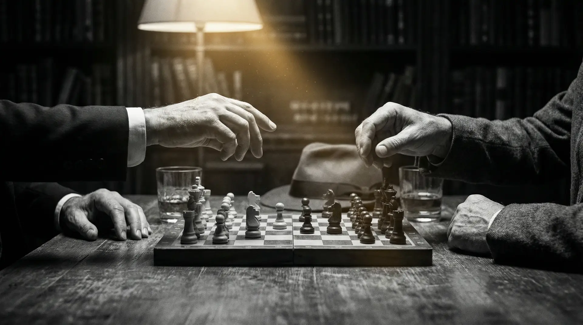 作家的谎言完整版在 艺术探索系列 - 非线性叙事，棋盘上的对弈象征命运的交错